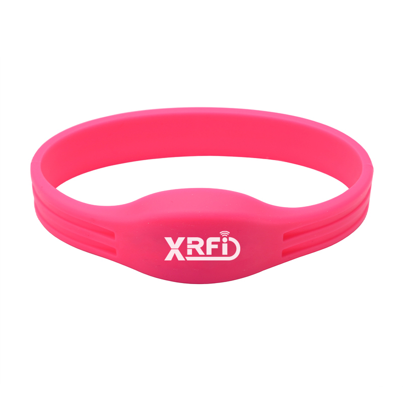 Forming injection id silicone wristband process features